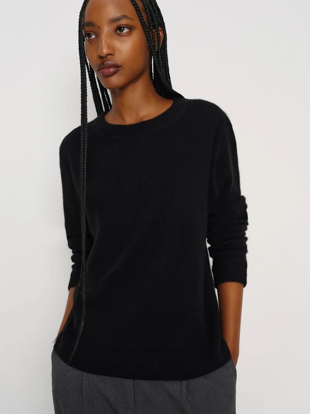 Boyfriend Cashmere Sweater - Size XS